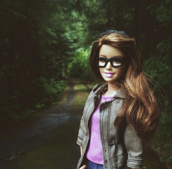 barbie hipster gafas pasta